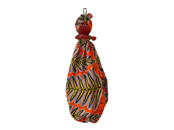 Bisi Handmade African Plastic Bag Lady Holder