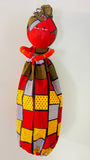 Bisi Rubik Ankara Handmade African Plastic Bag Lady Holder