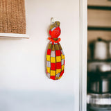 Bisi Rubik Ankara Handmade African Plastic Bag Lady Holder