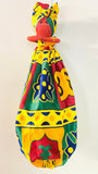 Bisi Ghana Print Handmade African Plastic Bag Lady Holder