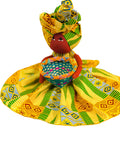 Afia Kente print Candy Bowl Catch-All Basket Doll