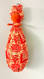 Bisi Batik Handmade African Plastic Bag Lady Holder