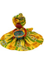 Afia Kente print Candy Bowl Catch-All Basket Doll