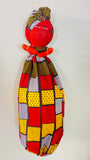 Bisi Rubik Ankara Handmade African Plastic Bag Lady Holder