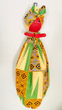 Bisi Gold Kente African Bag Lady