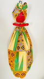 Bisi Gold Kente African Bag Lady