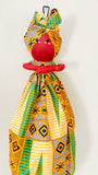 Bisi Gold Kente African Bag Lady