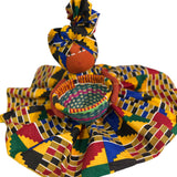 Afia Ankara print Candy Bowl Catch-All Basket Doll