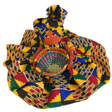 Afia Ankara print Candy Bowl Catch-All Basket Doll