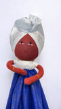 Zeta Phi Beta Soro Bisi African plastic bag lady holder doll