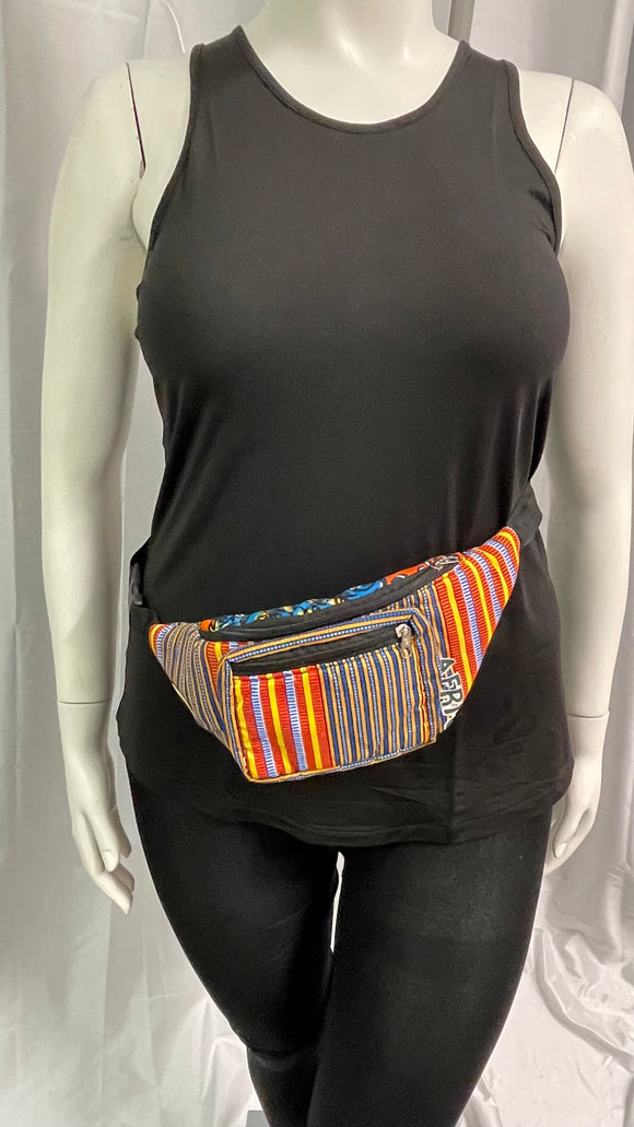 Ghana Kente Print Fanny Waist Pack