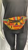 Vibrant African Kente Print Fanny Waist Pack