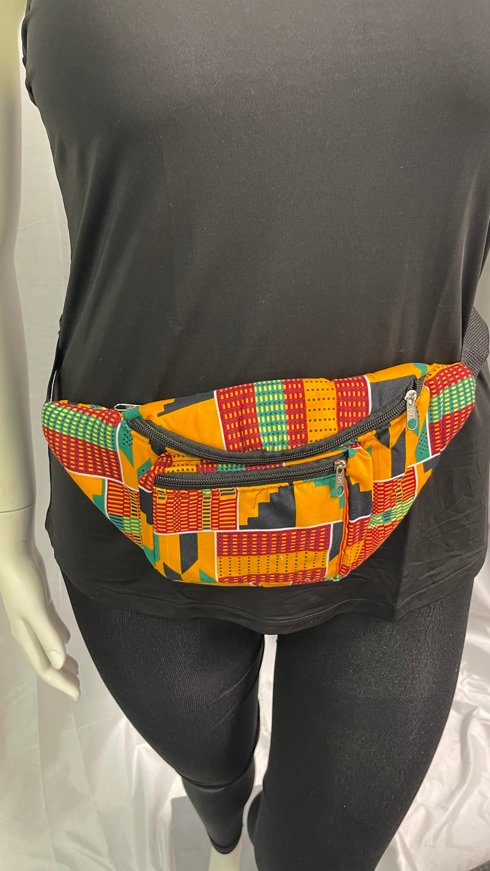 Kente fanny pack discount
