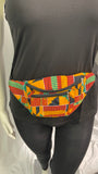 Vibrant African Kente Print Fanny Waist Pack