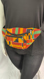 Vibrant African Kente Print Fanny Waist Pack