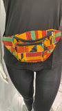 Vibrant African Kente Print Fanny Waist Pack
