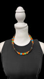 Ethnic African Massai Zulu Beaded Chocker Necklace