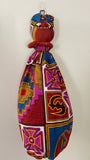 Handmade African Plastic Bag Lady Holder
