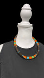 Ethnic African Massai Zulu Beaded Chocker Necklace