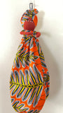Handmade African Plastic Bag Lady Holder