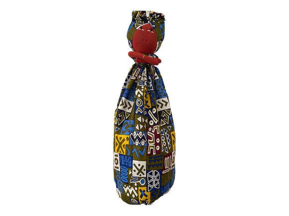 Bisi Handmade African Plastic Bag Lady Holder