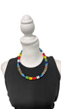 Statement African Massai Zulu Beaded Chocker Necklace