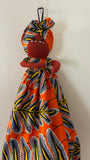Handmade African Plastic Bag Lady Holder