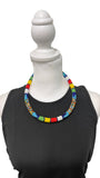 Statement African Massai Zulu Beaded Chocker Necklace