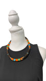 Ethnic African Massai Zulu Beaded Chocker Necklace