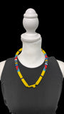 Bold and Beautiful African Massai Zulu Beaded Chocker Necklace