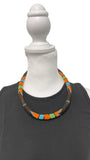 Ethnic African Massai Zulu Beaded Chocker Necklace