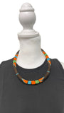 Ethnic African Massai Zulu Beaded Chocker Necklace