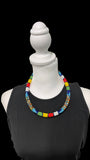 Statement African Massai Zulu Beaded Chocker Necklace