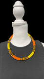 Vibrant African Massai Zulu Beaded Chocker Necklace