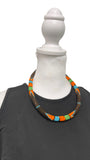 Ethnic African Massai Zulu Beaded Chocker Necklace