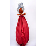 Delta Sigma Theta Soro Bisi African plastic bag lady holder doll