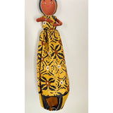 Handmade African plastic bag holder doll