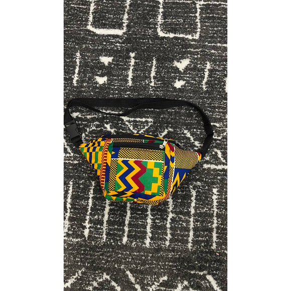 African Kente print Fanny pack bumbag