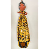 Handmade African plastic bag holder doll