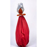 Delta Sigma Theta Soro Bisi African plastic bag lady holder doll