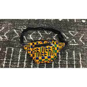 Vibrant Kente Print Fanny Pack