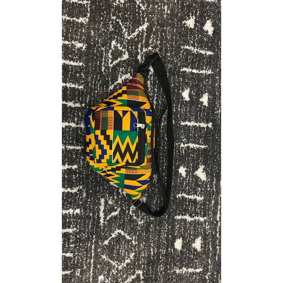 African Kente Print Fanny Pack