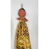 Handmade African plastic bag holder doll
