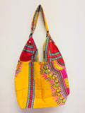 African Dashiki Print Bag Tote Purse