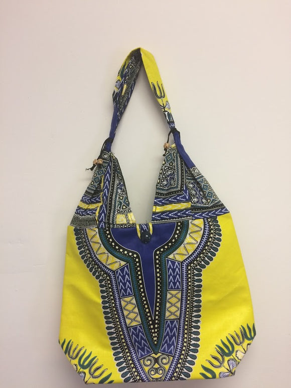 African Dashiki Print Bag Tote Purse