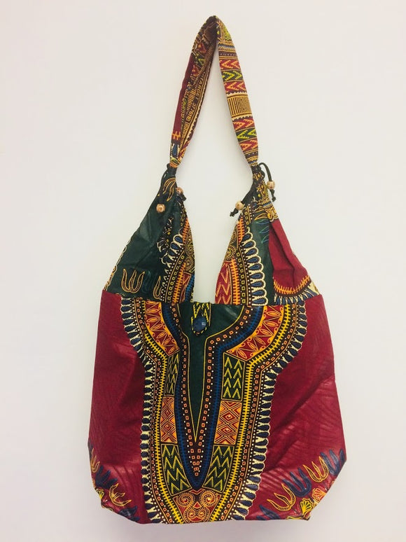 African Dashiki Print Bag Tote Purse