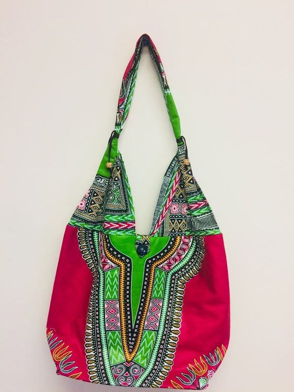 African Dashiki Print Bag Tote Purse