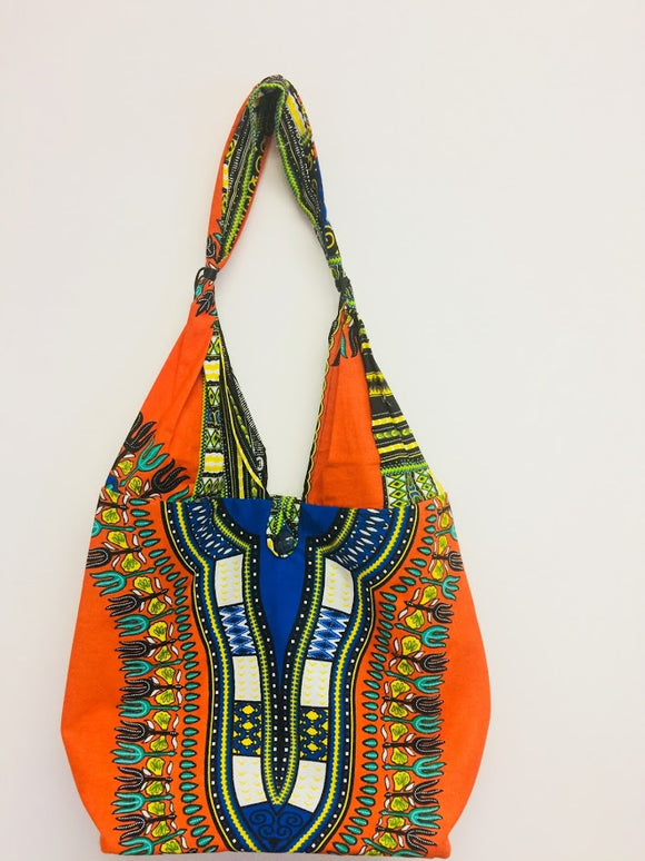 African Dashiki Print Bag Tote Purse