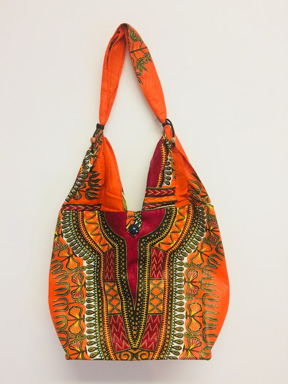 African Dashiki Print Bag Tote Purse