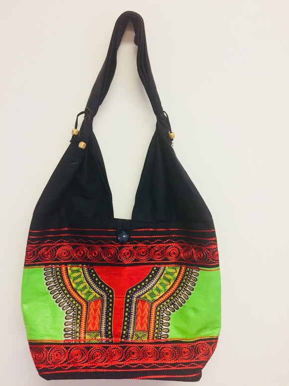 African Dashiki Print Bag Tote Purse